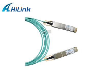 China QSFP-DD AOC 400G Multimode Active Optical Cable AOC 5M OM4 MMF AOC Cable for sale