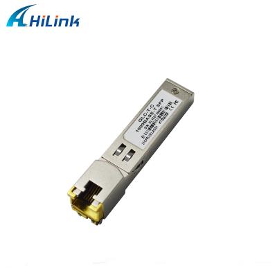 China 1000BASE-T SFP To 100 Meters CAT5 RJ45 Copper SFP Transceivers for sale