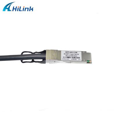 Cina rame diretto passivo dell'attaccatura di 5M QSFP DAC Cables QSFP+ 40G Pluggable in vendita