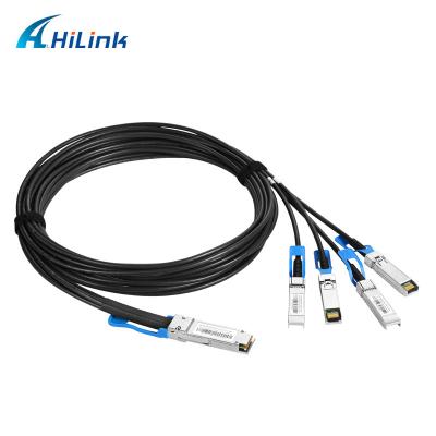 China QSFP28 Direct Attach Copper Cable 100G QSFP28 4 SFP28 3M 10ft for sale