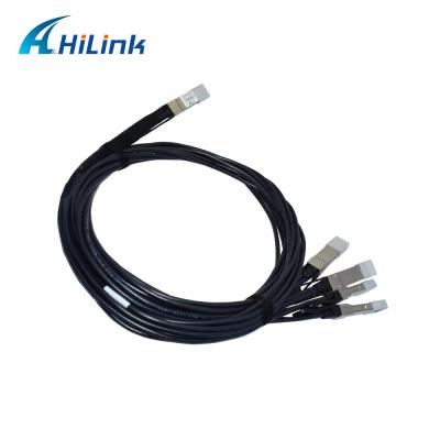 Китай 400G кабель QSFP-DD присоединения проламывания DAC сразу к 4*QSFP28 100G 0.5M до 3M продается