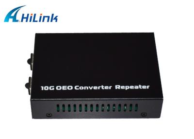 China Hilink 10G Mini OEO Convertidor de medios SFP+ a SFP+ Convertidor de medios en venta
