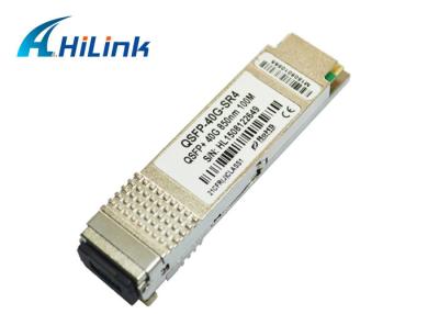 China Hot Pluggable QSFP+ Transceivers , 40G QSFP SR4 Energy Saving 3 Years Warranty for sale