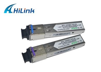 China DOM SM BIDI SFP del transmisor-receptor de MikroTik del SC compatible 1310nm/1490nm del módulo/del UPC en venta