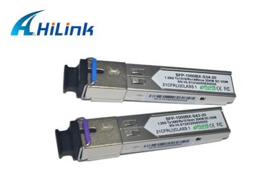 China for LC and Sc connectors of single fiber 1.25G SFP WDM SFP Transceiver Module for sale