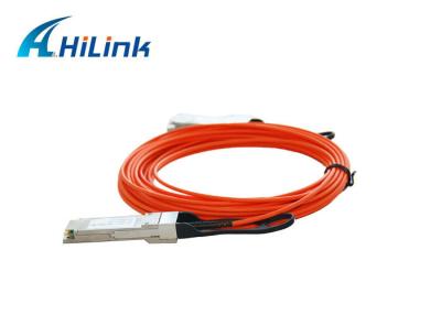 China 40Gbps AOC Active Optical Cable , QSFP+ To QSFP+ Cable CE ROHS Certification for sale
