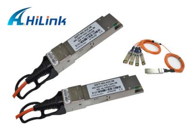 China High Performance AOC 40G Breakout Cable 5 Meters Low Power Consumption for sale