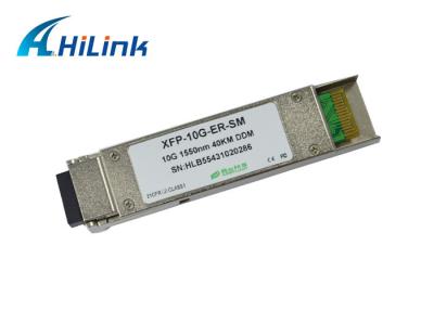 China 1550nm 10G XFP ER Single Fiber Transceiver Multi Rate High Performance for sale