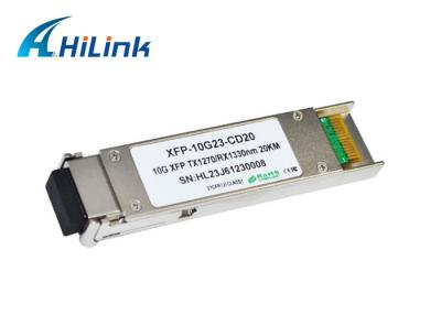 China Single XFP Optical Module Transceiver Gigabit Ethernet -14dBm Receiver Sensitivity for sale