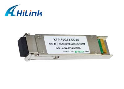 China Compatible Huawei / Juniper XFP 10G LR FC Module Transceiver CATV Project DDM for sale