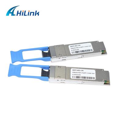 China Hilink QSFP+ MPO Connector Transceiver Module 40G Base PSM4 LR4 10KM for sale