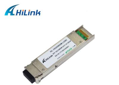 China 100-GHz 80Km DWDM XFP Transceiver Module , Optical Fiber Transceiver Single Mode for sale