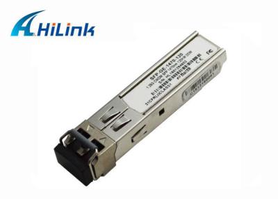 China 1.25Gbps Single Mode Fiber SFP Optical Module CWDM-SFP-1470 For Gigabit Ethernet Switches for sale