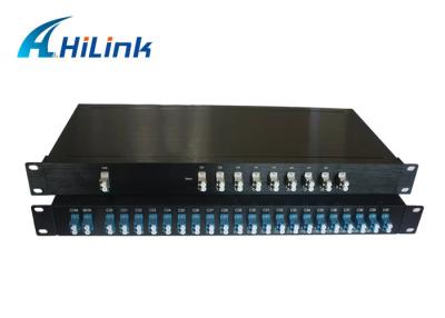 China Canal Mux Demux, multiplexor PDL bajo del filtro 80 de DWDM de la fibra óptica DWDM en venta