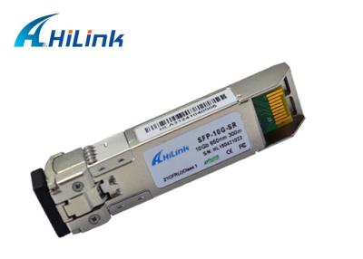 China Dual Fiber SFP+ Transceiver Cisco Compatible SFP-10G-SR 850nm 300m DDM for sale