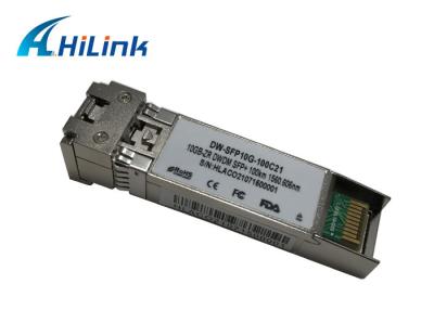 China Customized 10G SFP+ Transceiver , DWDM SFP+ Optical Module 100KM C band for sale