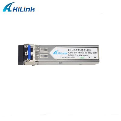China GLC-EX-SMD 1.25 G SFP Module 40KM 1000BASE SMF 1310nm Dual LC Compatible for sale
