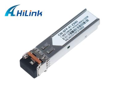 China CWDM MUX Modules Optical Transceiver Module 1.25G SFP 80KM 1410nm LC DDM -25dB with isolator for sale