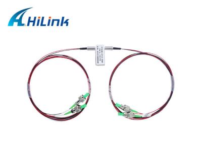 China 1260 - 1650nm 2 x perda de inserção do interruptor 2 ótico baixa para o travamento do laboratório OADM à venda