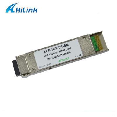China 40km 1550nm Optical Transceiver Module 10G Base XFP Compatible Cisco Huawei for sale