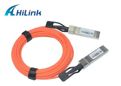 China PVC Jacket Material Qsfp Optical Cable 10Gbps 1M 2M 5M Length SFP-10G-AOC for sale