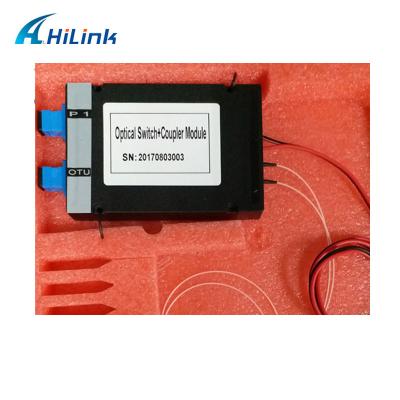 China Fiber PON COUPLER Mechanical Optical Switch With ABS Box Module for sale