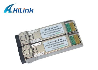 China 10gb Sfp Module Low Power Dissipation 1270nm 1310nm WDM SFP+ 40KM With DDM Function for sale