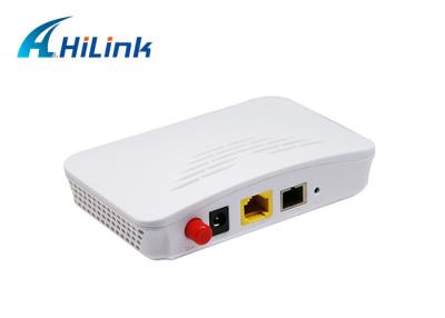 China Hilink Fiber Optic Wdm SC Connector Low Consumption ZTE Chipset FTTH GPON ONU for sale