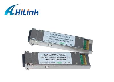 China Compatible Cisco 10G XFP Transceiver , XFP 10G ZR 1550nm 80km With LC Connector for sale