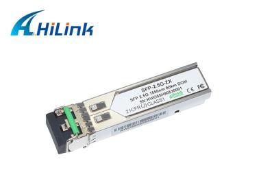 China Gigabit Ethernet SFP Transceiver Module SDH STM16 2.5G 1550nm 80km Dual LC Hot Pluggable for sale