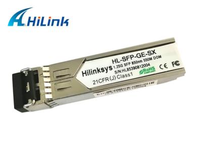 中国 Hilinksys多重モードの1000基礎SX繊維SFPのトランシーバー モジュール1.25Gの短到達距離 販売のため