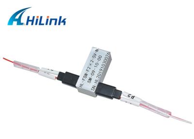 Chine Commutateur mécanique optique 5V 1260-1650nm de SM de MFSW-2x2B unimodal sans connecteur à vendre