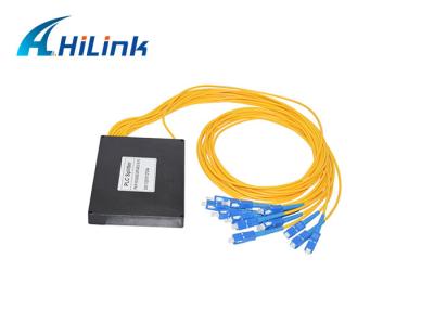 China FTTX Fiber Optic Cable PLC Splitter Low Insertion Loss Compact Design by 1270nm - 1610nm for sale