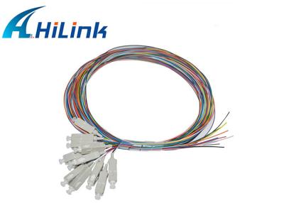 China Multimode Patch Cord Optical Transceiver Module SC APC UPC Fiber Cable 12 Colour OM4 for sale