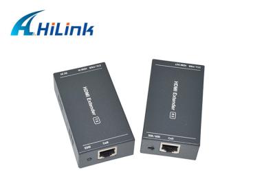 China Cable CAT6 de la señal RJ45 del convertidor 1920*1080 3D de la fibra del suplemento de HDMI UTP medios solo en venta