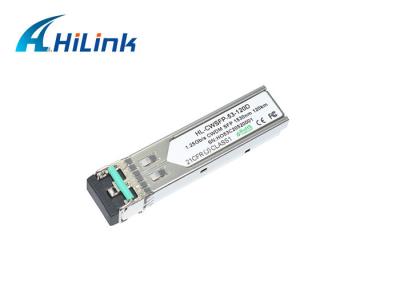 China CWDM MUX SFP Transceiver Module 1000base 1.25G 120KM 1530nm DOM LC Connector for sale
