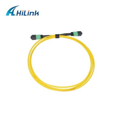 Chine Corde de correction 3,0 active du noyau 2m du mode unitaire 12 de câble à fibres optiques de MTP-MTP OFNP 10Gb/S à vendre