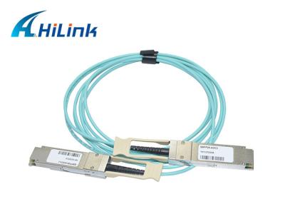 China 100G AOC Hilink Optical Active Cable For QSFP28 Port Switch for sale