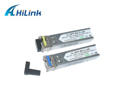 China 1000base BIDI 1550nm 1.25Gb 60KM SFP Transceiver Module for sale