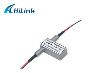 China Mini D2x2B  bypass 1310nm 1550nm Mechanical Fiber Optical Switch for sale