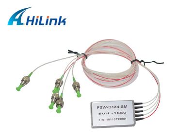China 1X4 interruptor ótico da polarização do único modo 500MW 1650nm à venda