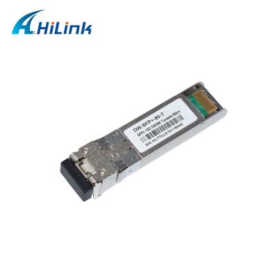 China 50GHz 80km DOM LC SMF SFP+ Transceiver Module SFP-10G-CBAND-T50-ZR for sale
