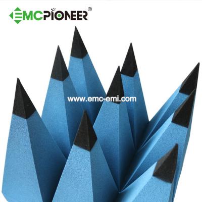 China EMCPIONEER excellent deaf chamber rf quality truncated pyramid damper for 5G test for sale