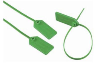 China RFID UHF Lanyard tag , RFID Cable tag , RFID zip tag HAT037 widely used in cylinders, tanks, kegs and tools for sale