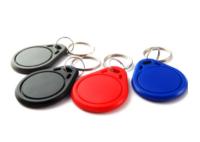 China UHF RFID Keyfob 860 to 960MHZ ID Card For Time Attendance And Access Control System Keychain , Keyfob tag for sale