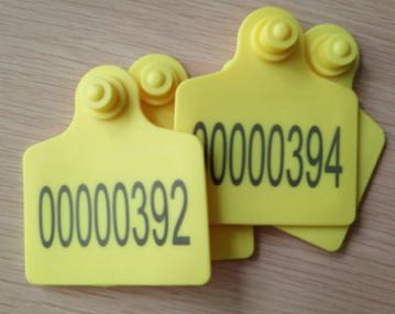 China Waterproof UHF RFID TPU Goat Ear Tag Rfid Long Distance Reading ISO14443A for sale