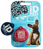 China Waterproof Anti Lost RFID Dog Tag QR Code 213 Epoxy RFID Pet TAG for sale