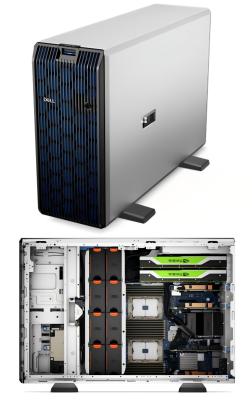 China Dell PowerEdge T550 Tower Server with 16 DDR4 DIMM Slots for sale