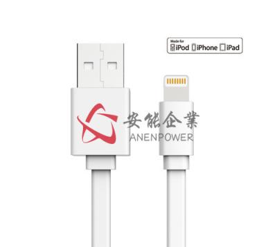 China Cabo de iluminação de transferência de dados de USB 2,0 para IPad/IPhone/IPod, actualizado de acordo com o IOS à venda
