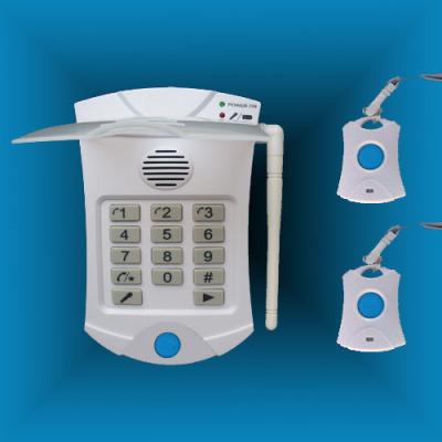 China Automatic Emergency telephone Autodial Help Elderly medical alarm systems with two buttons for sale